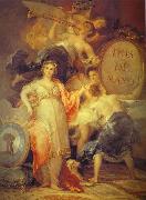 Francisco Jose de Goya Allegory of the City of Madrid. oil painting artist